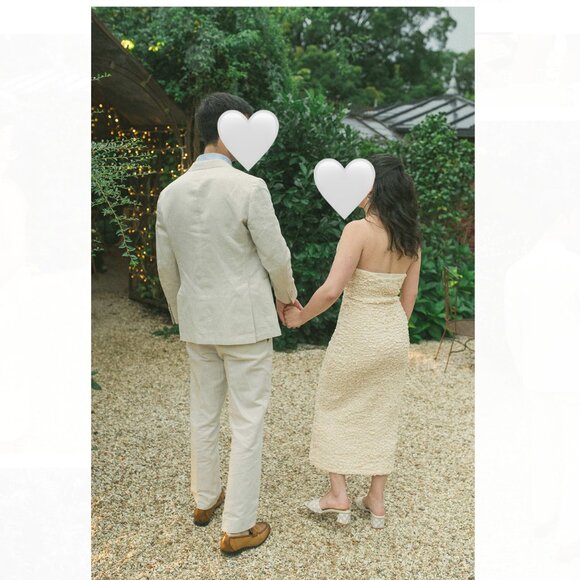 MARA HOFFMAN | White Mina Strapless Midi | Small/Medium - Picture 9 of 9